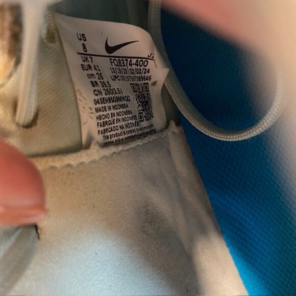 Nike Mens 8 Mercurial Vapor 16 Elite FG Low Top Soccer Cleats Blue FQ1457-400 - Picture 7 of 7